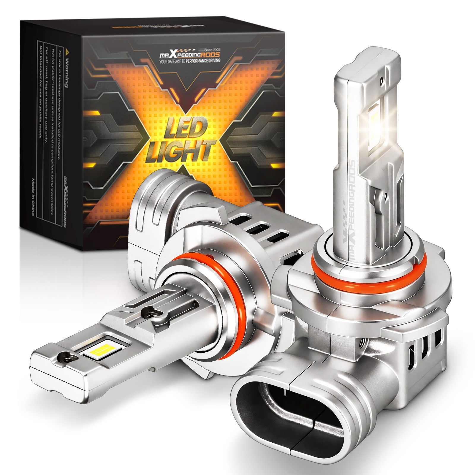 28W 28000LM LED Light Bulbs Halogen 1:1 Design Aluminum Body 2Pcs High Beam
