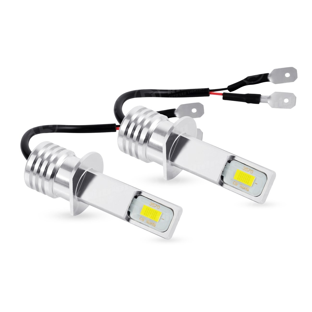H1 LED Headlight Super Bright Bulb Kit 3000K Yellow 330000LM High Low Beam Light