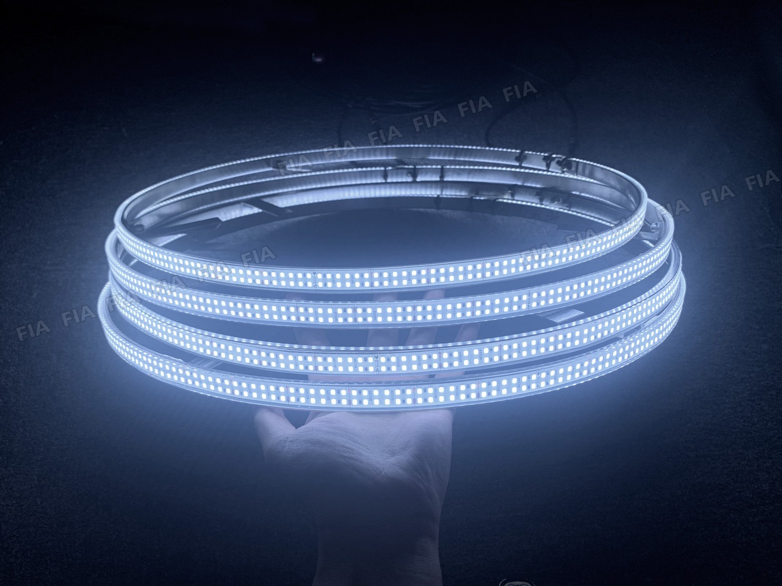 2/3/4/5 Row High-density Pure White 15.5“ ~ 17.5“ LED Truck Wheel Rim Lights