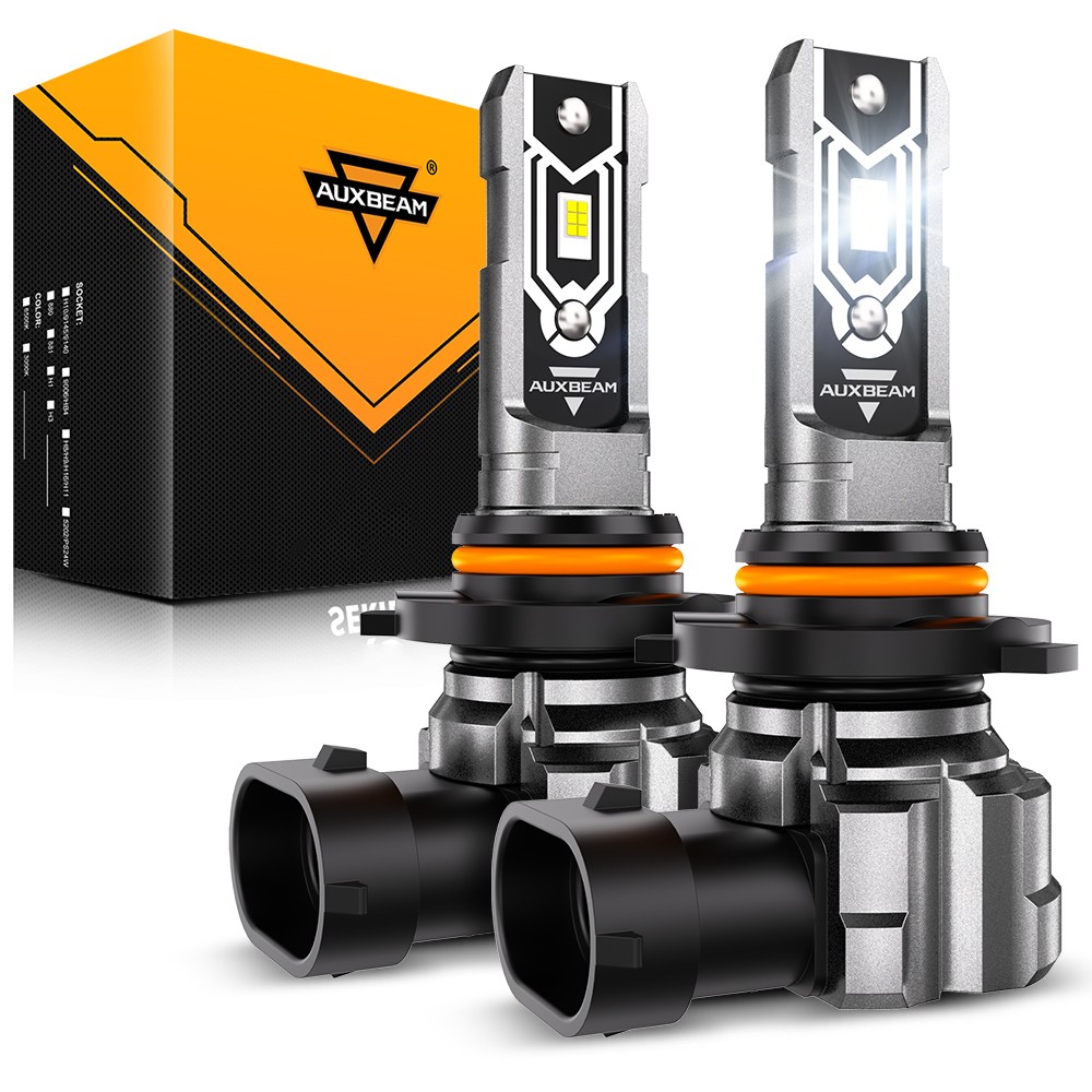 AUXBEAM 9005 HB3 LED Headlight Super Bright Bulb Kit White 90W 25000LM High Beam