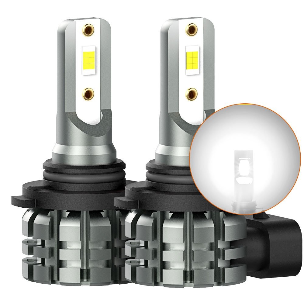 2Pcs White HB4 9006 White LED Fog Bulbs Light DRL CANbus Error Free 2400LM New K