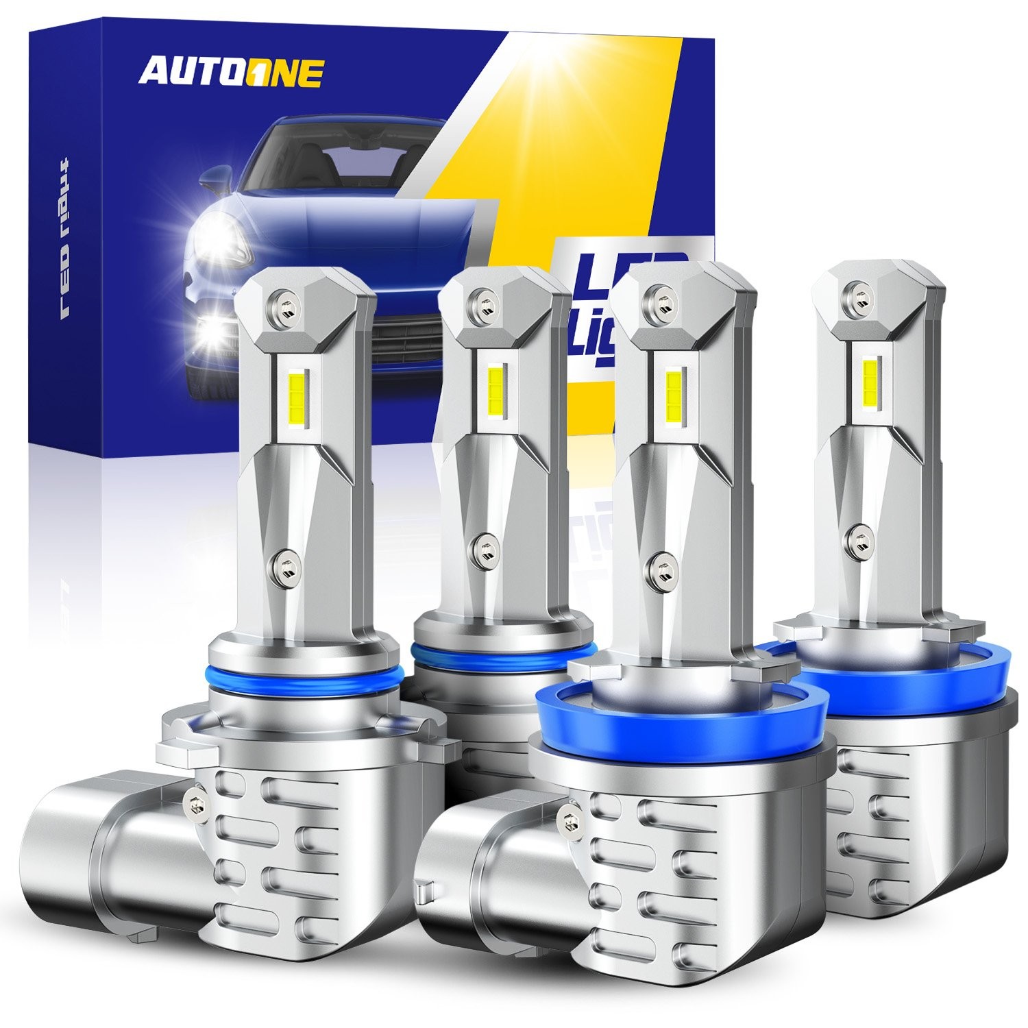 6000K Super Bright DRL Canbus 10SF H11 H8 H9 9005 LED Fog Light Lamp Bulbs4-20x
