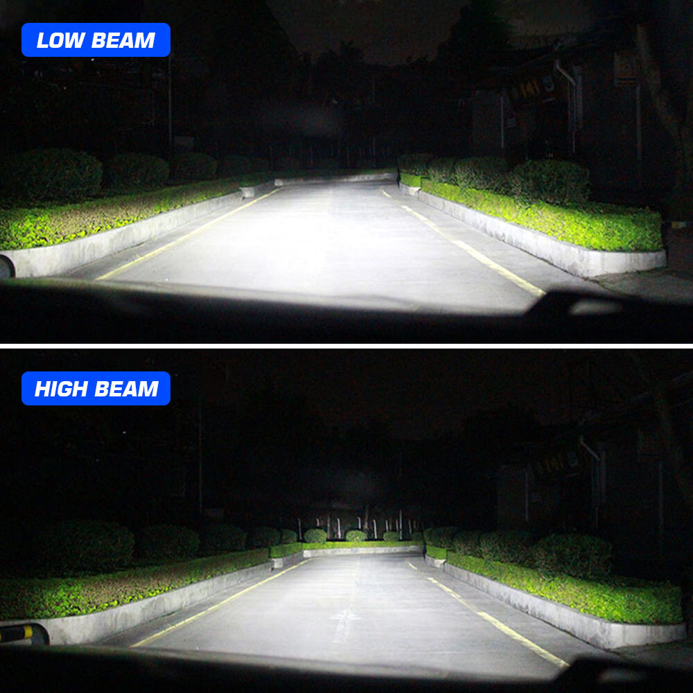 2PCS NOVSIGHT H11 H8 H9 LED Headlight Bulbs 120W 22000LM 6500K Low Beam Bulbs