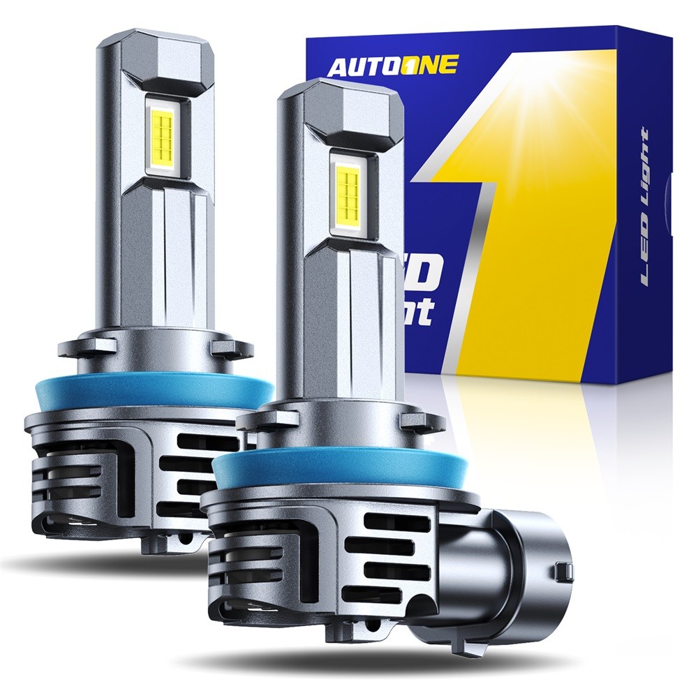 AUXITO H11 LED Headlight Kit Low Beam Bulb Super Bright 6500K HID White 40000LM