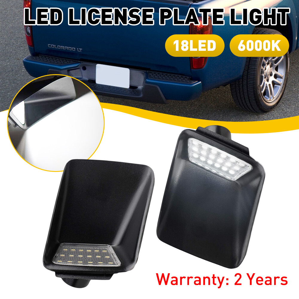 For Chevy 04-12 Colorado/GMC LED Canyon Rear Bumper license Plate Light Lamp D