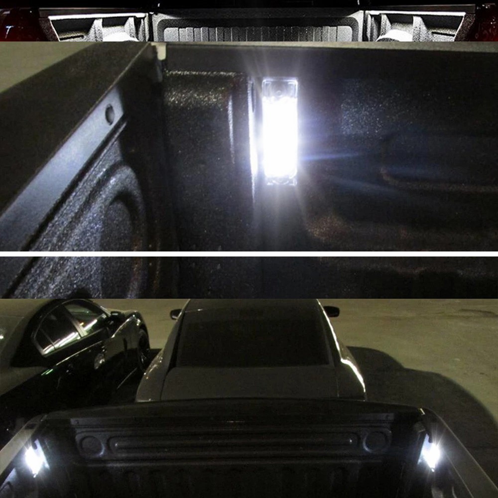 2PCS White LED Cargo Lights w/ Wiring 5182673AA Fit For 2016-2018 Dodge RAM 2500