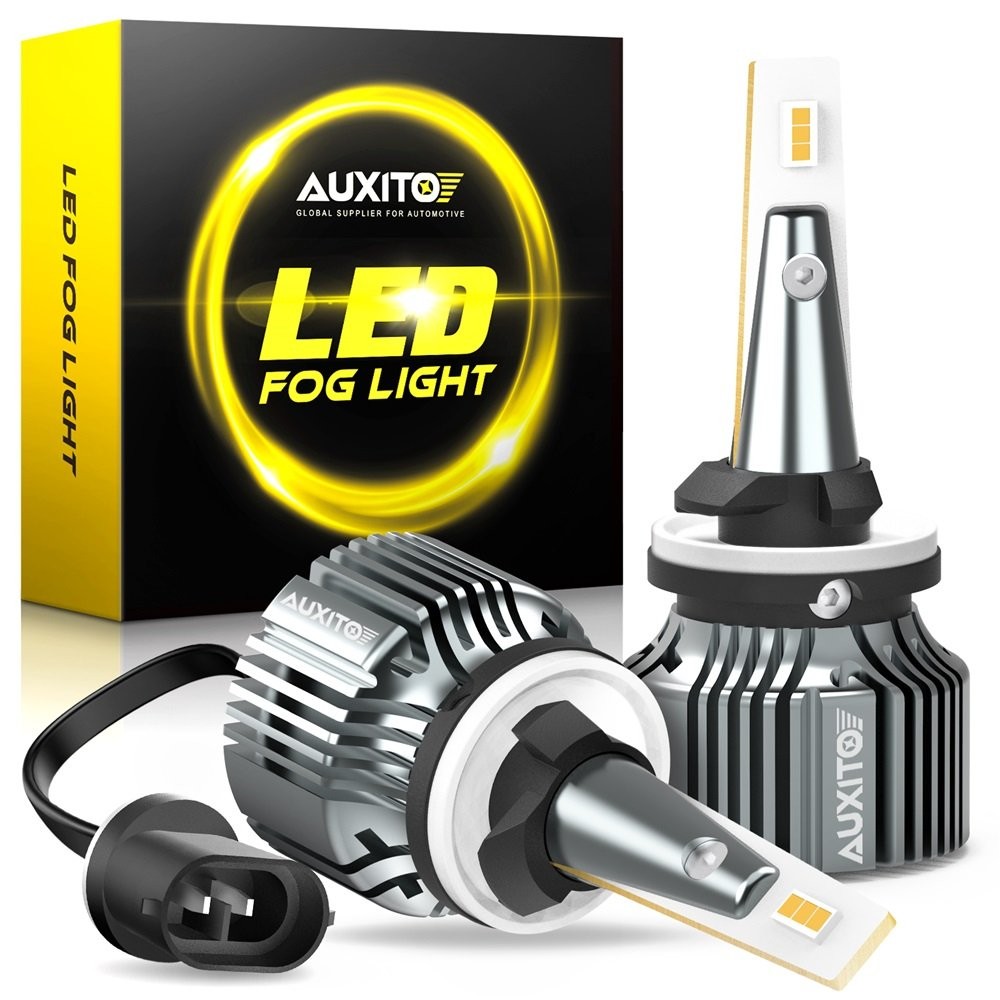 Pair 3000K Yellow 880 892 Fog Light LED 28W Driving Projector DRL Bulbs Foglamps