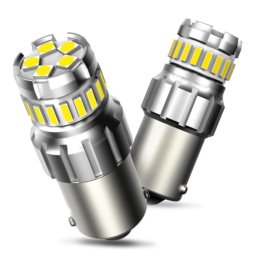 AUXITO 1156 LED Reverse Backup Bulbs Light Super Bright White 6500K 2400LM BA15s