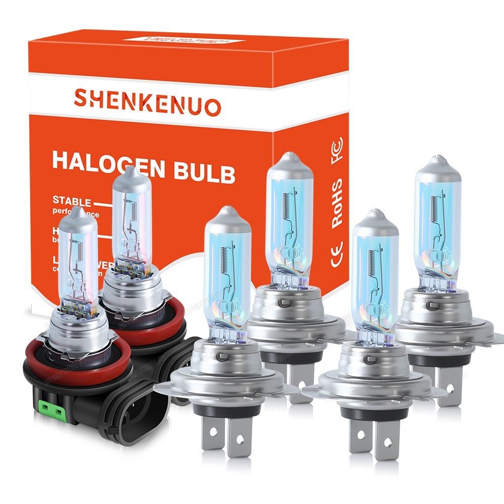 3800K Super Bright Combo Headlight H7 H7 H11 High+Low Beam+Fog Light Bulbs 100W