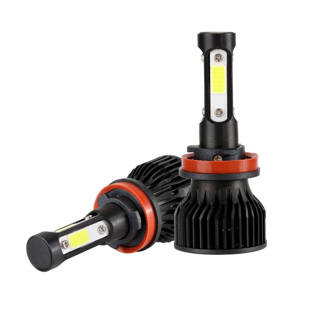 IRONWALLS H11 H9 H8 LED Headlight Bulbs Low Beam Fog Light 360000LM 6000K White