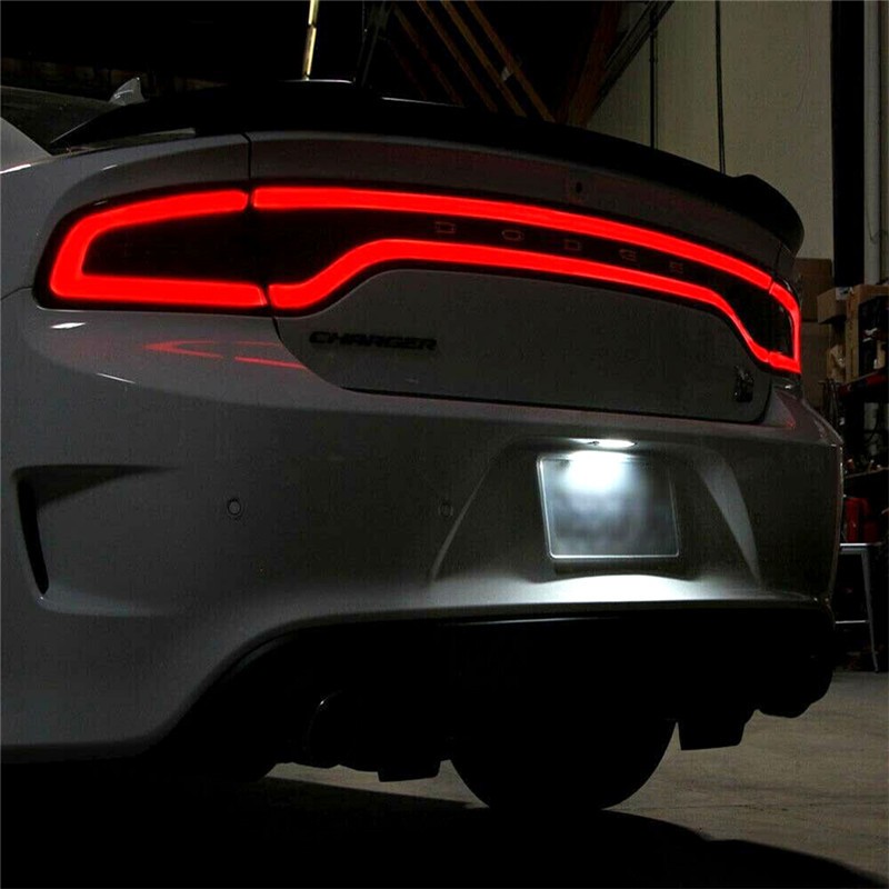 Vehicle Rear 18 LED Number License Plate Light For Dodge Charger 2015-2021 1PC