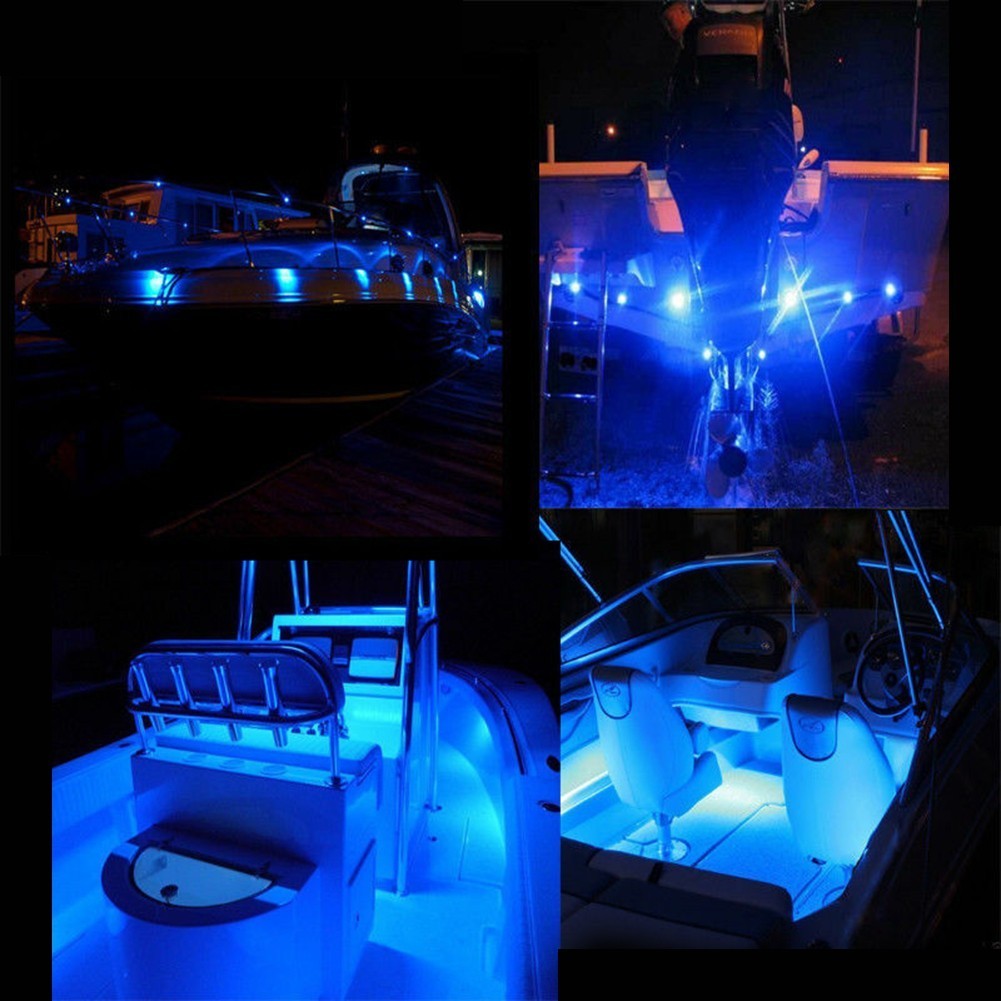 Quality Ambient Light Lamp Nighttime Fishing 500 Lm Flood Beam 50000 Hours Blue