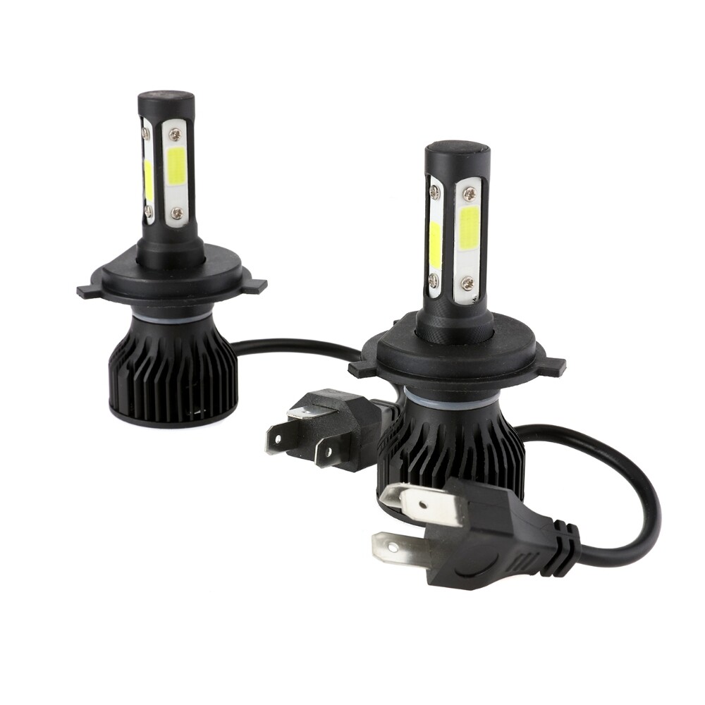 4-sides 9003 H4 HB2 LED Headlight Conversion High&Low Beam 6500K Bulbs 1500000LM