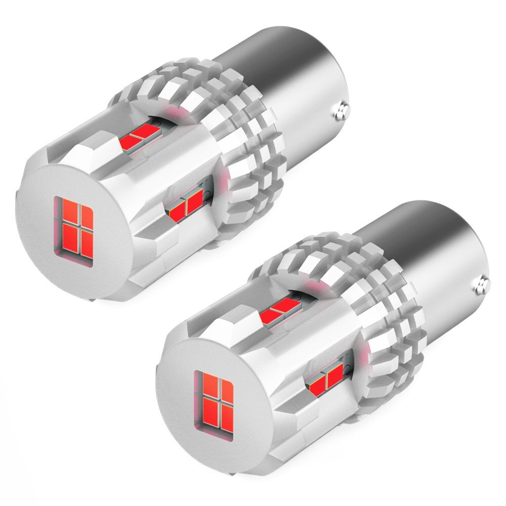 2X Car 1157 BAY15D Red 22SMD LED Bulb Tail Break Stop Turn Signal Light Lamp AU