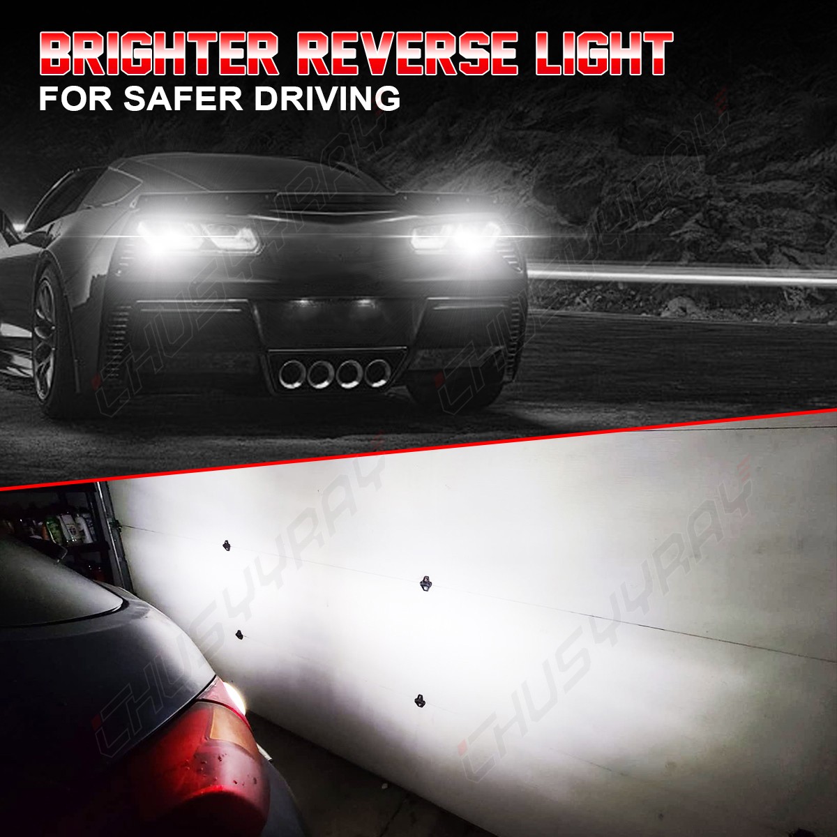 2pcs T15 921 Super Bright White LED Bulbs Back up Reverse Light for Lexus
