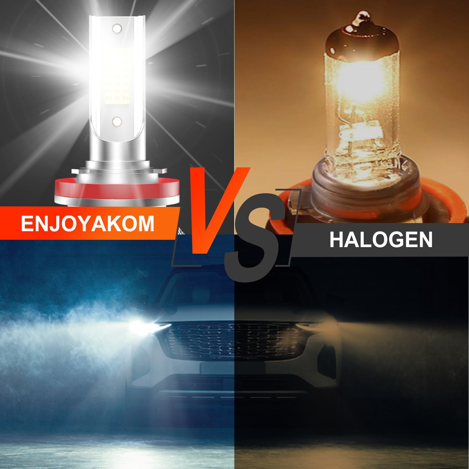 For Chevrolet Malibu 2013-2021 Combo LED Headlight Bulbs 9005+H11 High/Low Beam