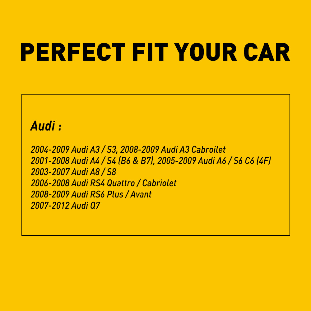 For Audi A3/S3 A4/S4/B6 S6 Q7 A8/S8D3 LED License Plate Light White X2 800LM US