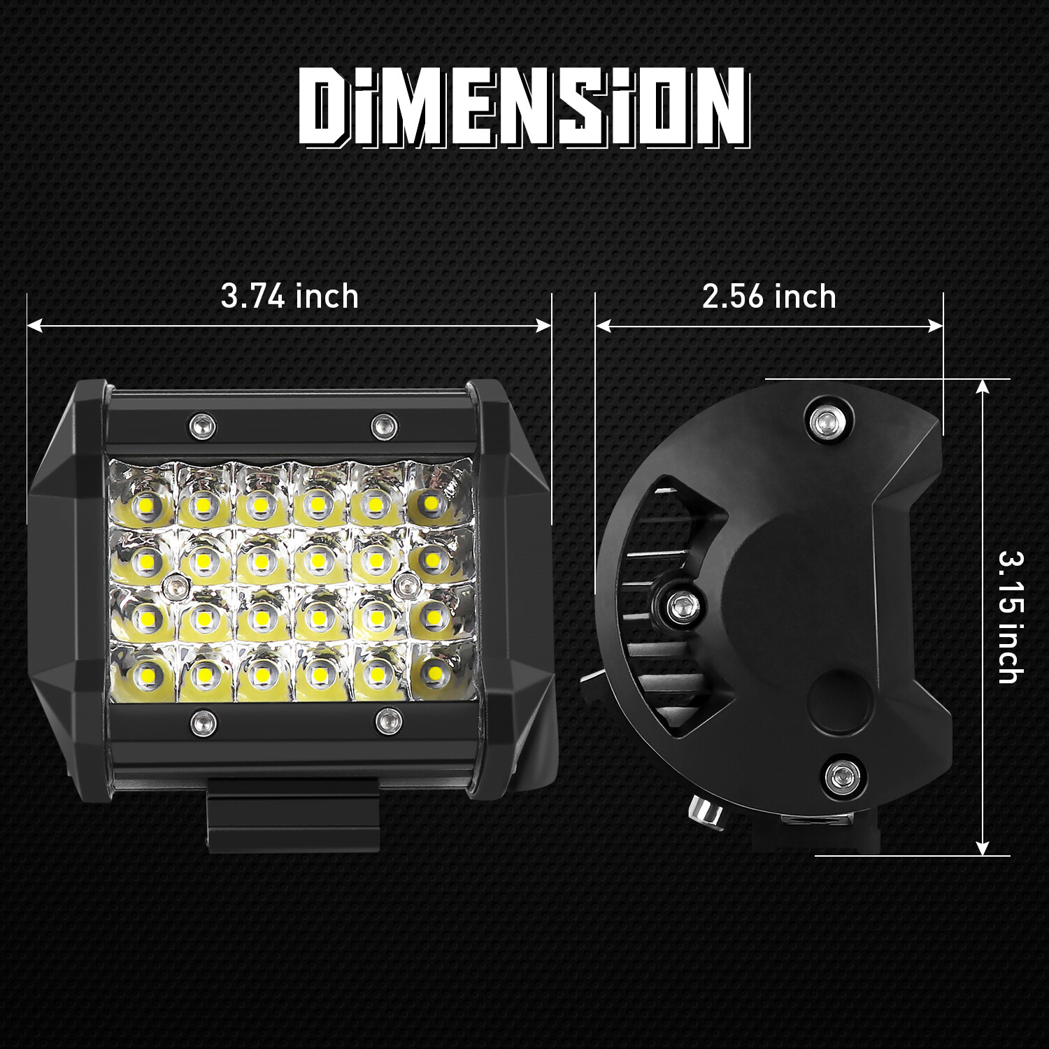 52″ Inch 1000W LED Light Bar Spot Flood + 12″ + 4″ Pods For Jeep Truck SUV Boat