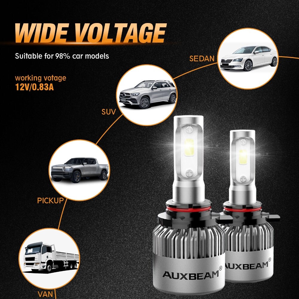 AUXBEAM 9005 LED Headlights Conversion Kit High Beam for Honda CR-V 2015-2021