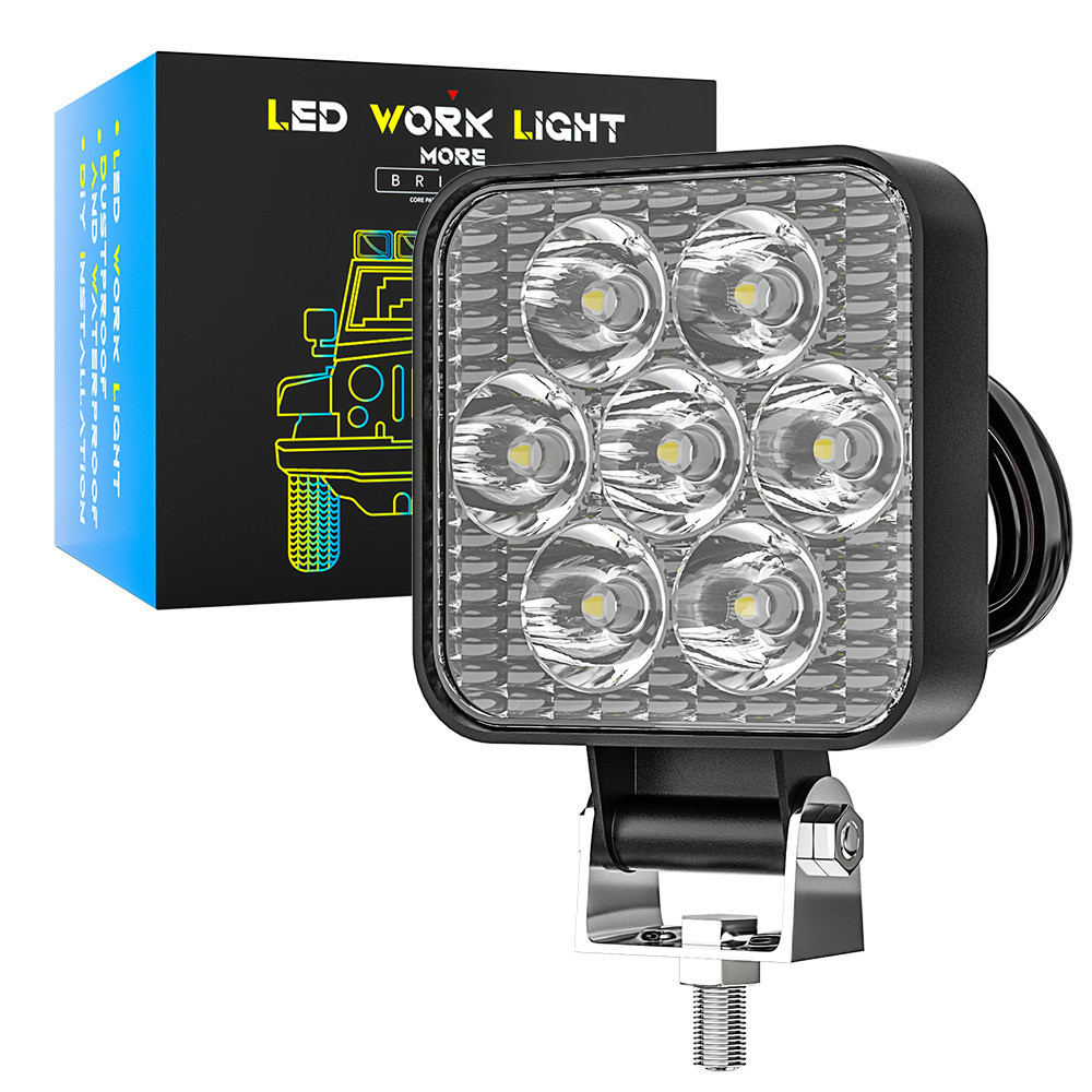 2PCS 48W 2.5″ Mini LED Work Light Truck OffRoad Tractor Lights Lamp 12V Square