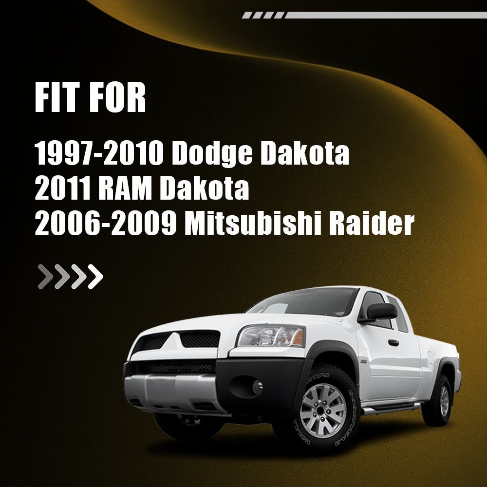 2x Rear License Plate Light Cover for 1997-2010 Dodge Dakota 2011 RAM Dakota USA