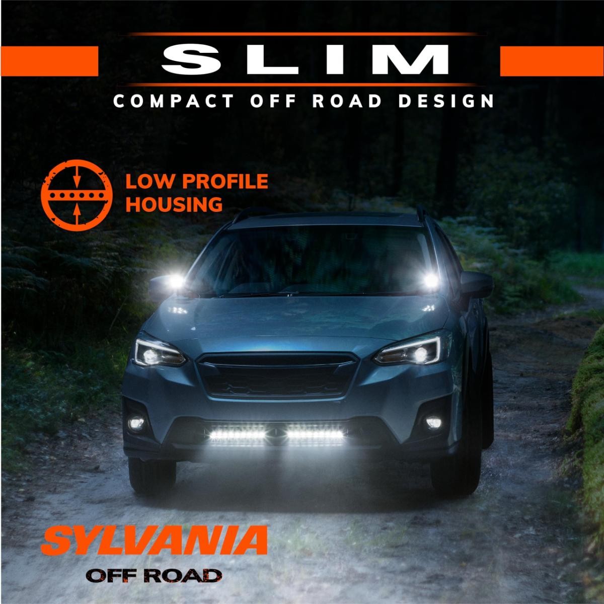 SYLVANIA – Slim 3 Inch Cube LED Light Pod – Lifetime Limited Warranty – Flood