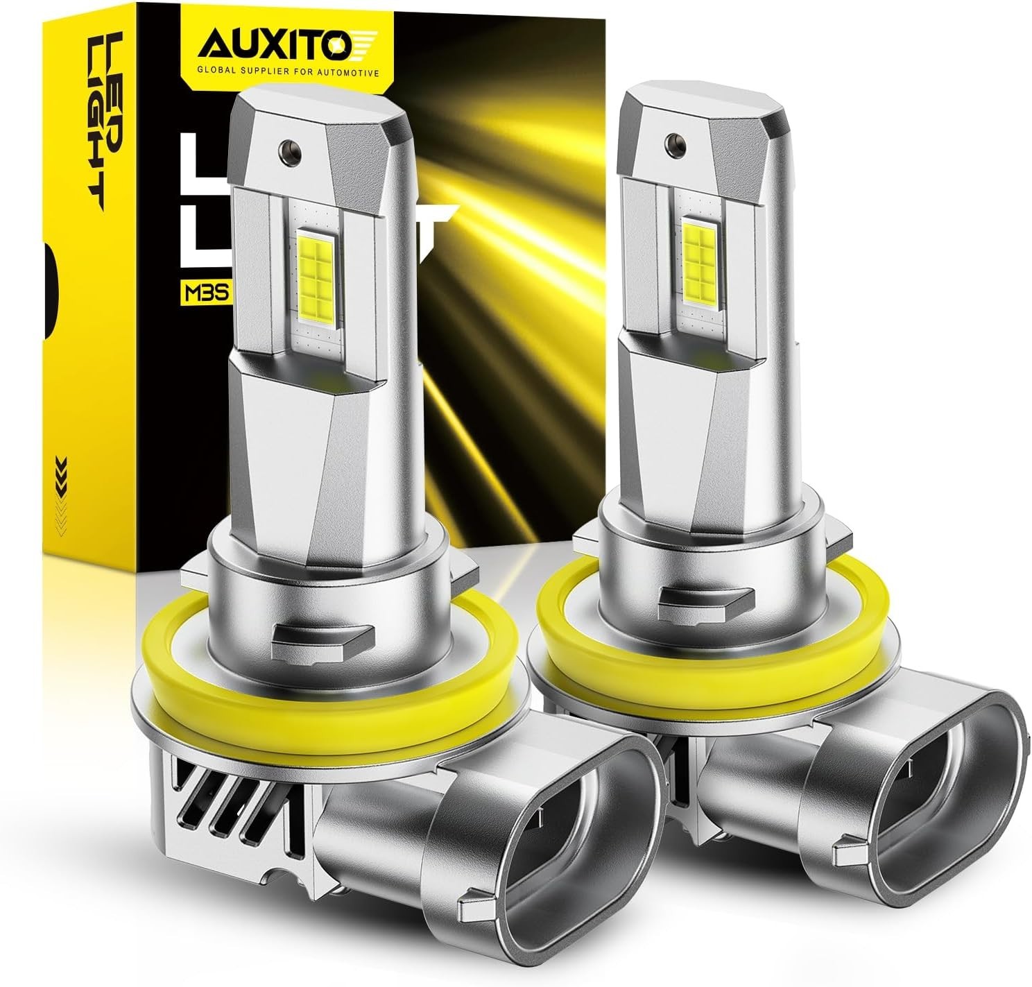H11 LED Bulbs, 60000LM 900% Super Bright, 60000+ Hours Life Service, 6500K Co…