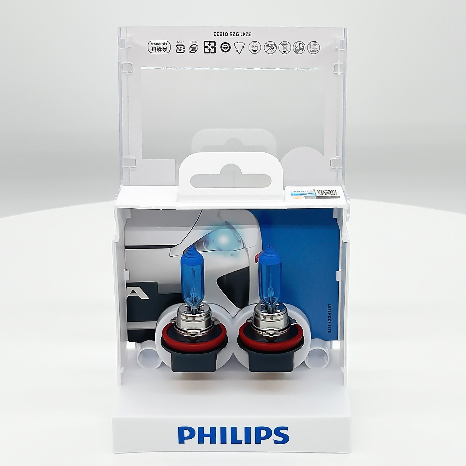 Philips H8 DiamondVision 12360DV Halogen Fog Headlight Bulbs 5000K (2 Pack)
