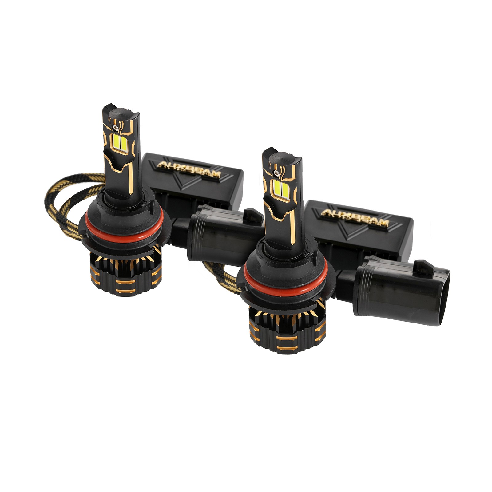 AUXBEAM Canbus HB5 9007 LED Headlight KIT High Low Beam 6500K 90W 100W 120W 130W