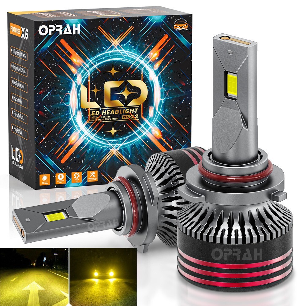 9005 HB3 H11 CSP LED Headlight Kit High Low Beam Bulb Bright 6500K White 130w