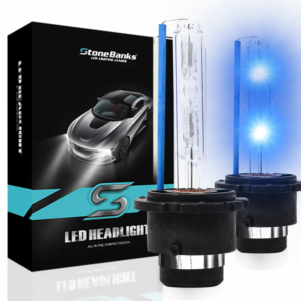 8000K Ice Blue D2S D2R D2C HID Xenon Bulbs Factory OEM Replacement Headlight Kit