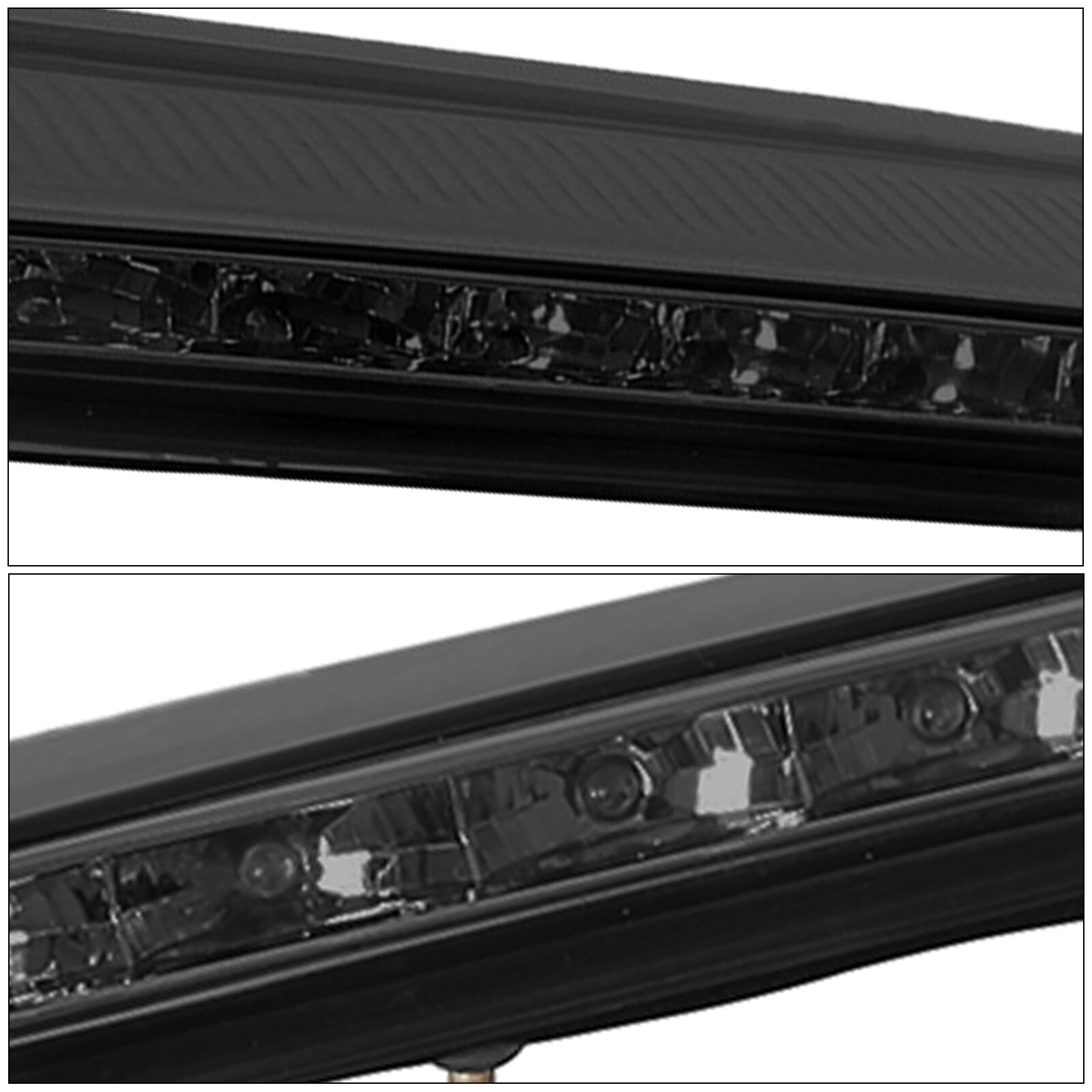For 99-04 Ford Mustang V6 V8 Clear Housing Smoke LED 3rd Third Brake Stop Light