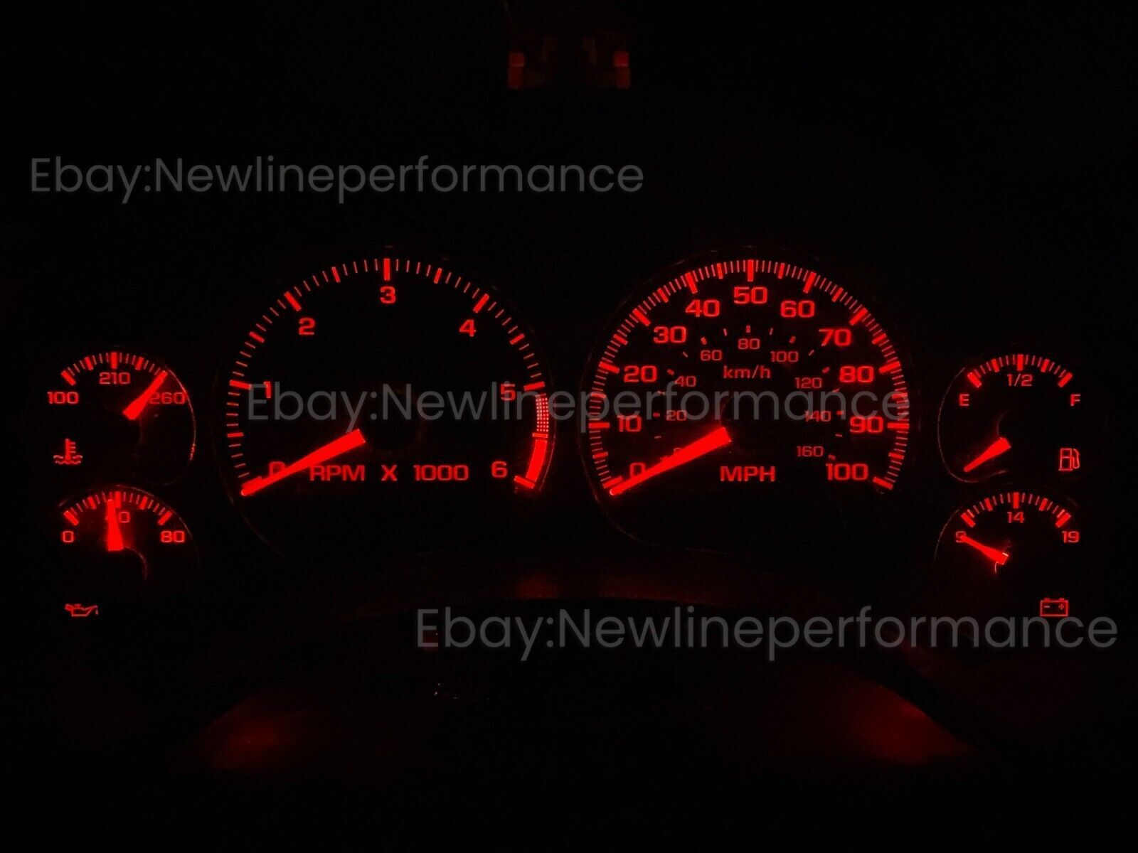Brand-new Red LED Cluster Bulb KIT For Chevrolet Chevy S10 S-10 Truck 1998-2004