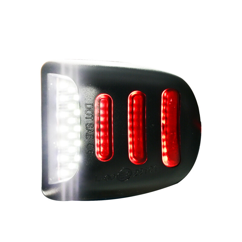 LED License Plate Light Red DRL For Chevy Silverado For GMC Sierra 1500 2500 AB
