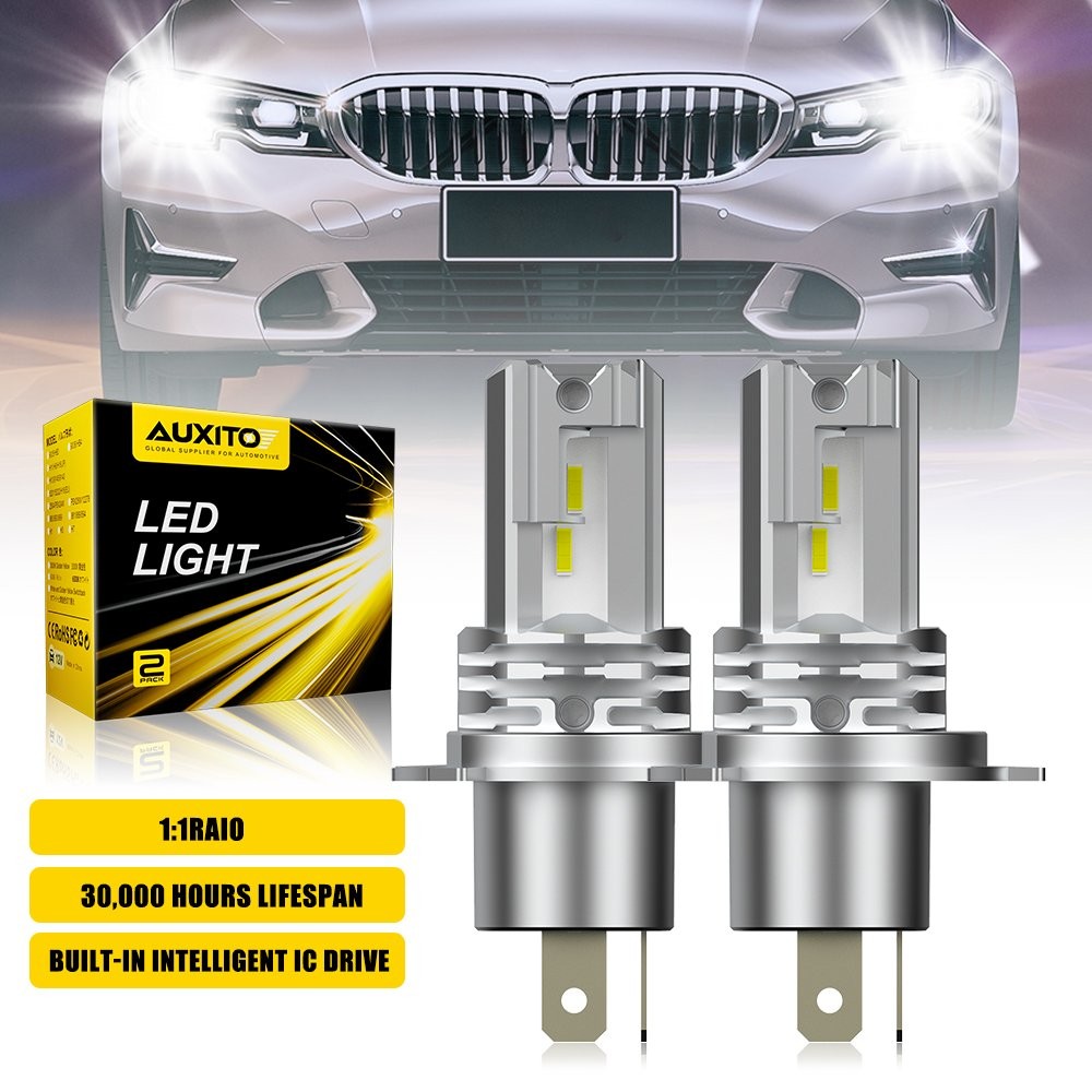 AUXITO 20000LM 140W LED 9003 H4 Headligh Kit Hi Low Beam White SMD Bulb M4 Serie