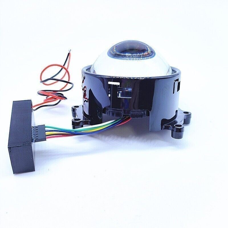 2Pcs 12V LED Red/Ice Blue/Green Devil Eyes Car Light WiFi Control Headlight Lens