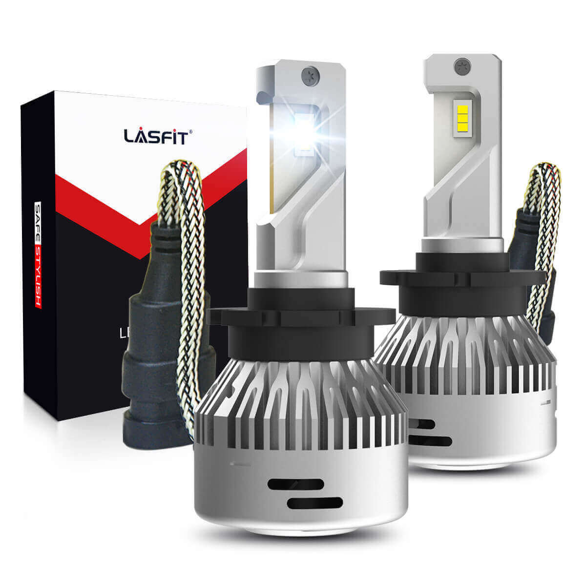 LASFIT D2S D4S LED Headlight Bulbs Low Beam Kit 6000K for Acura TSX 2004-2014 2x