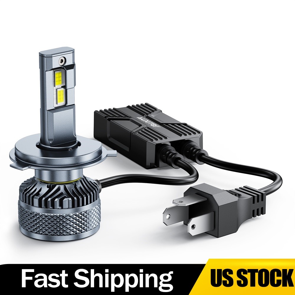 AUXITO 9003 H4 HB2 LED Headlight Bulb 6500K White 32000LM For Halogen Replace X5
