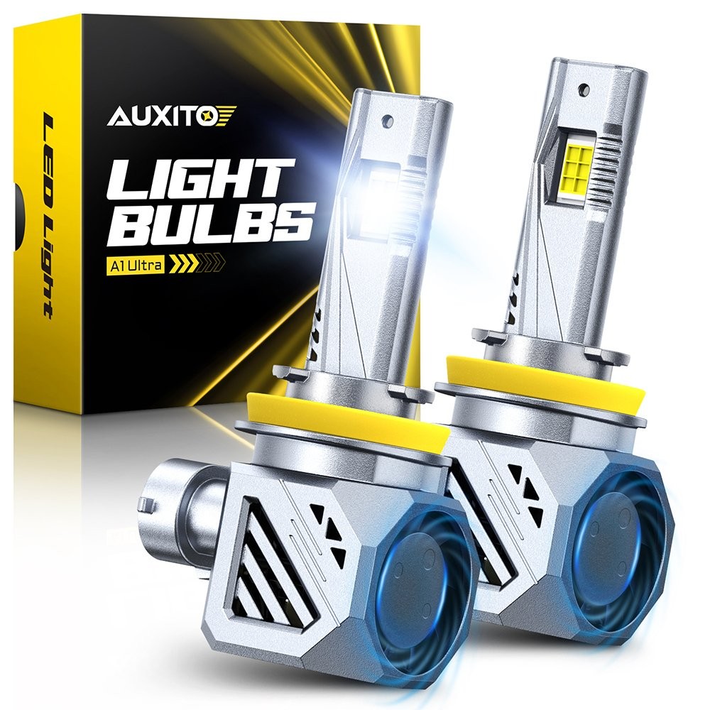 H11 H8 H9 LED Headlight Bulb High/Low Beam 6500K 48000LM Bright Upgrade 2-10X
