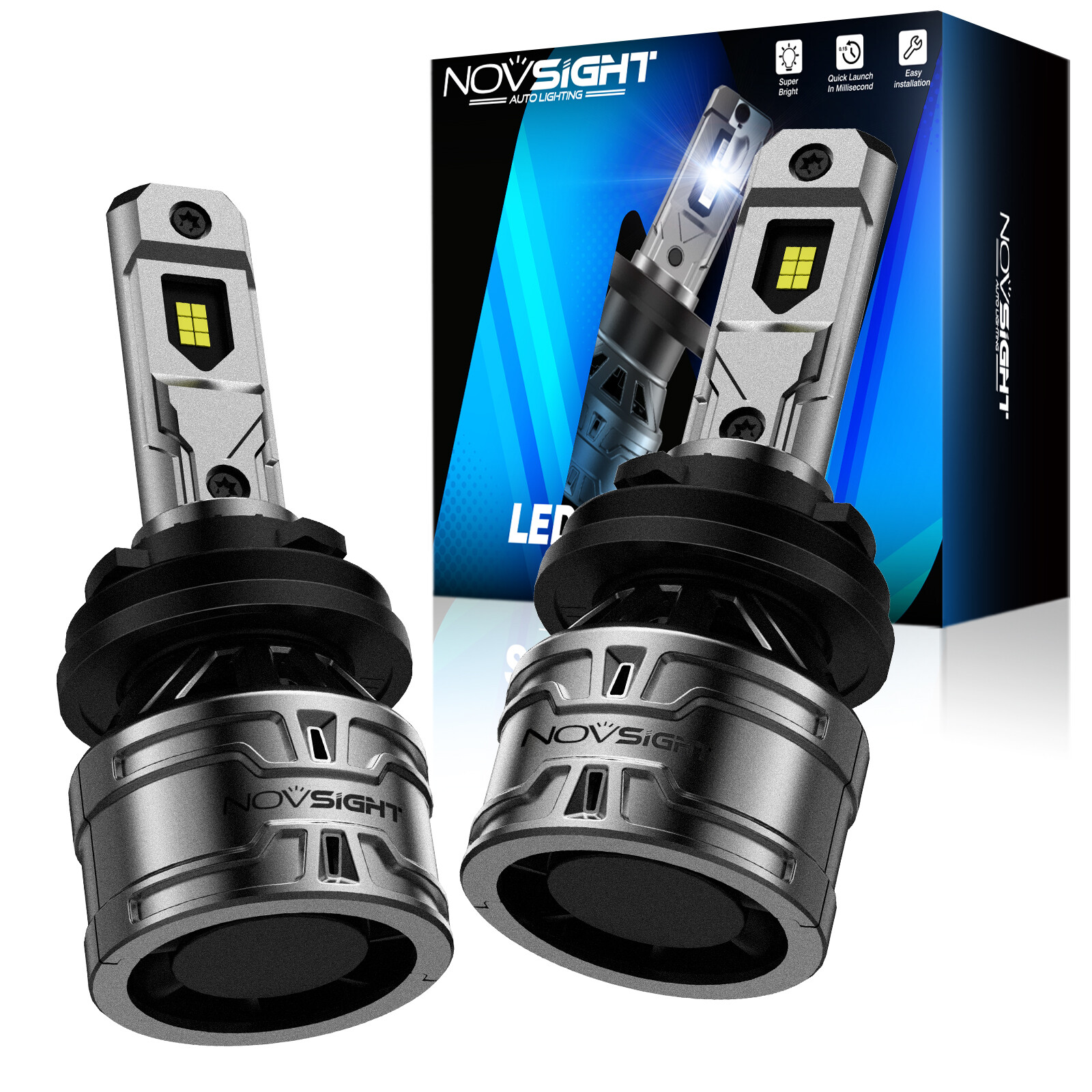 H11 H8 H9 LED Headlight Bulb Conversion Kit High Low Beam Lamp 6500K Super White