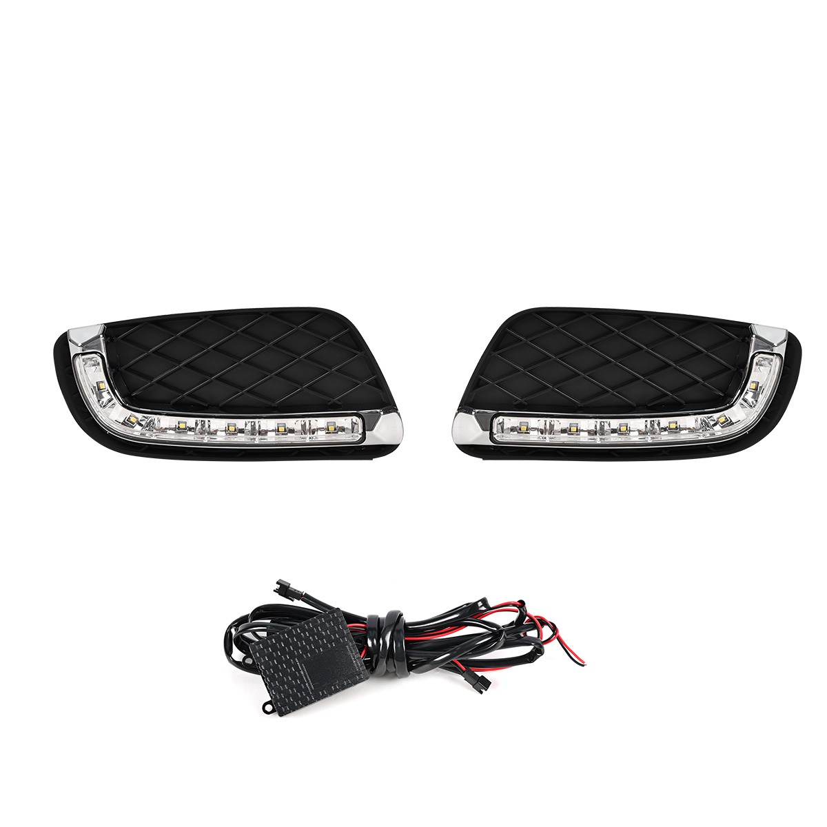 2x LED DRL Daytime Running Fog Light Lamp For Benz Smart Fortwo 2008-2011 USA