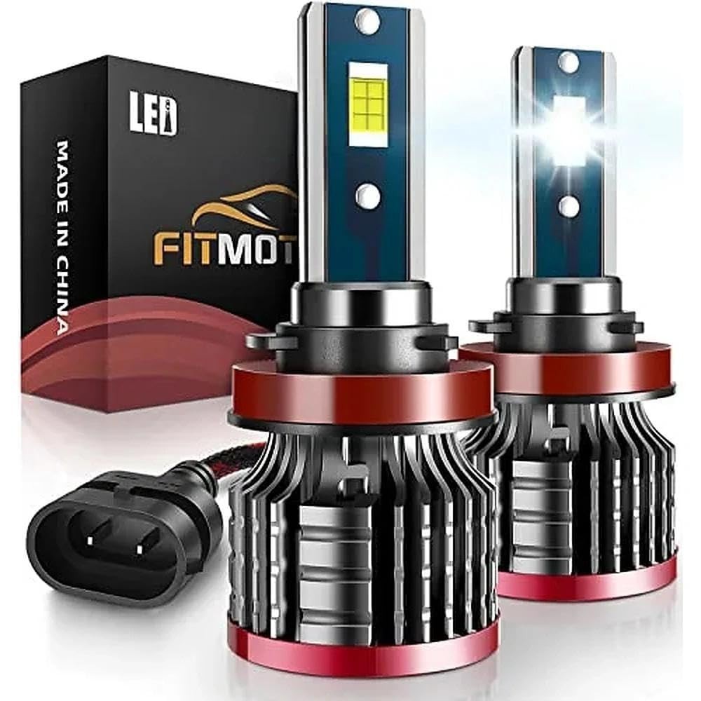 FITMOTORS H11/H9/H8 LED Headlight, 80W 16000 Lumens