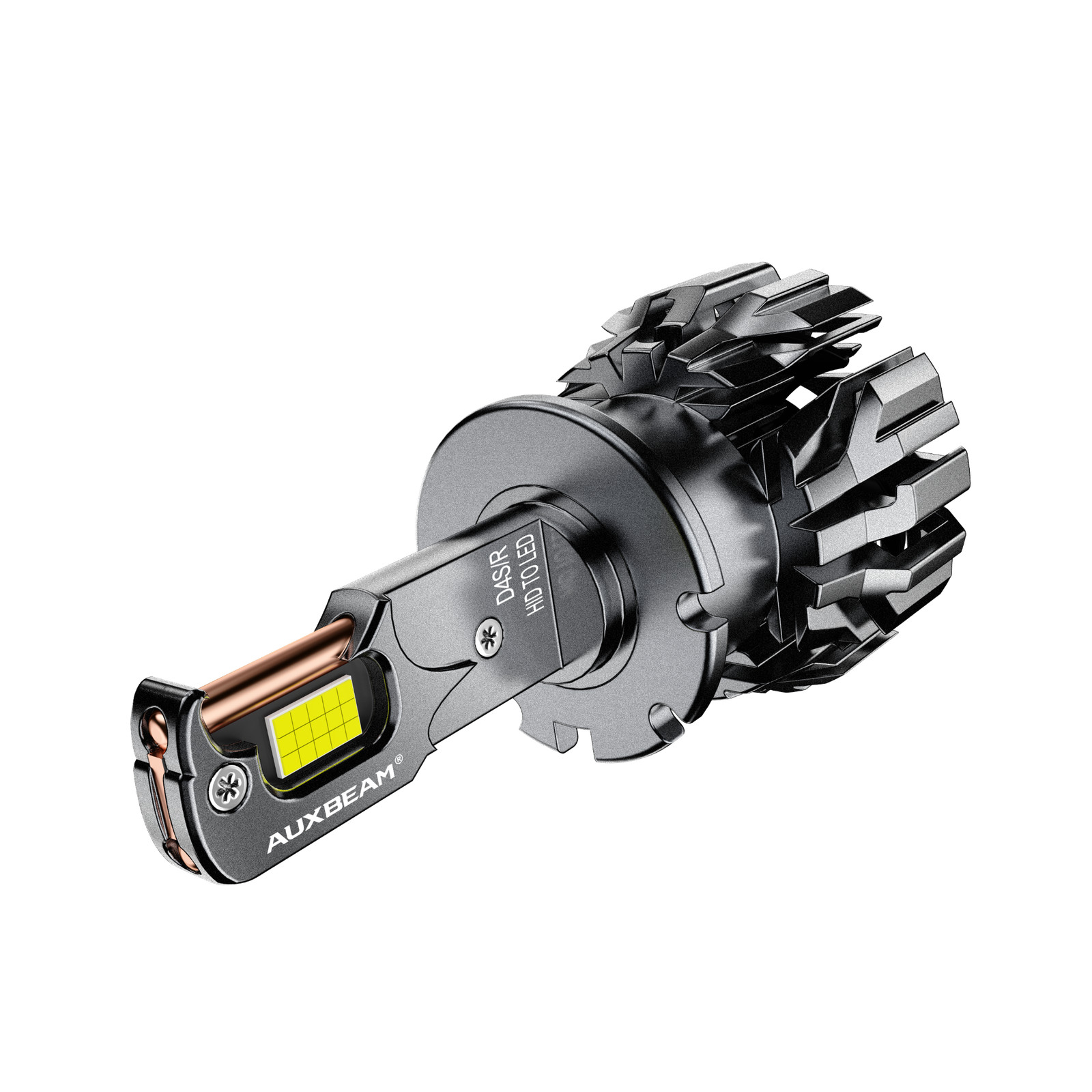 AUXBEAM D4S D4R D4C 6000K Ultra White HID Xenon Bulbs Replacement LED Headlight