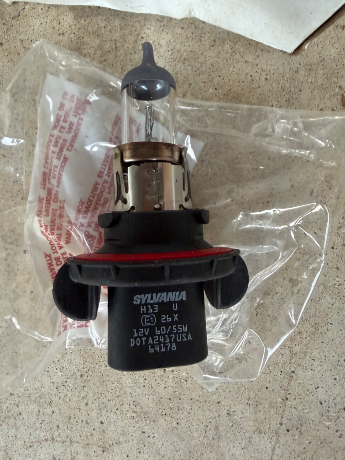 Genuine OEM Mopar Headlamp Bulb 2004-2024 L0000H13 Sylvania