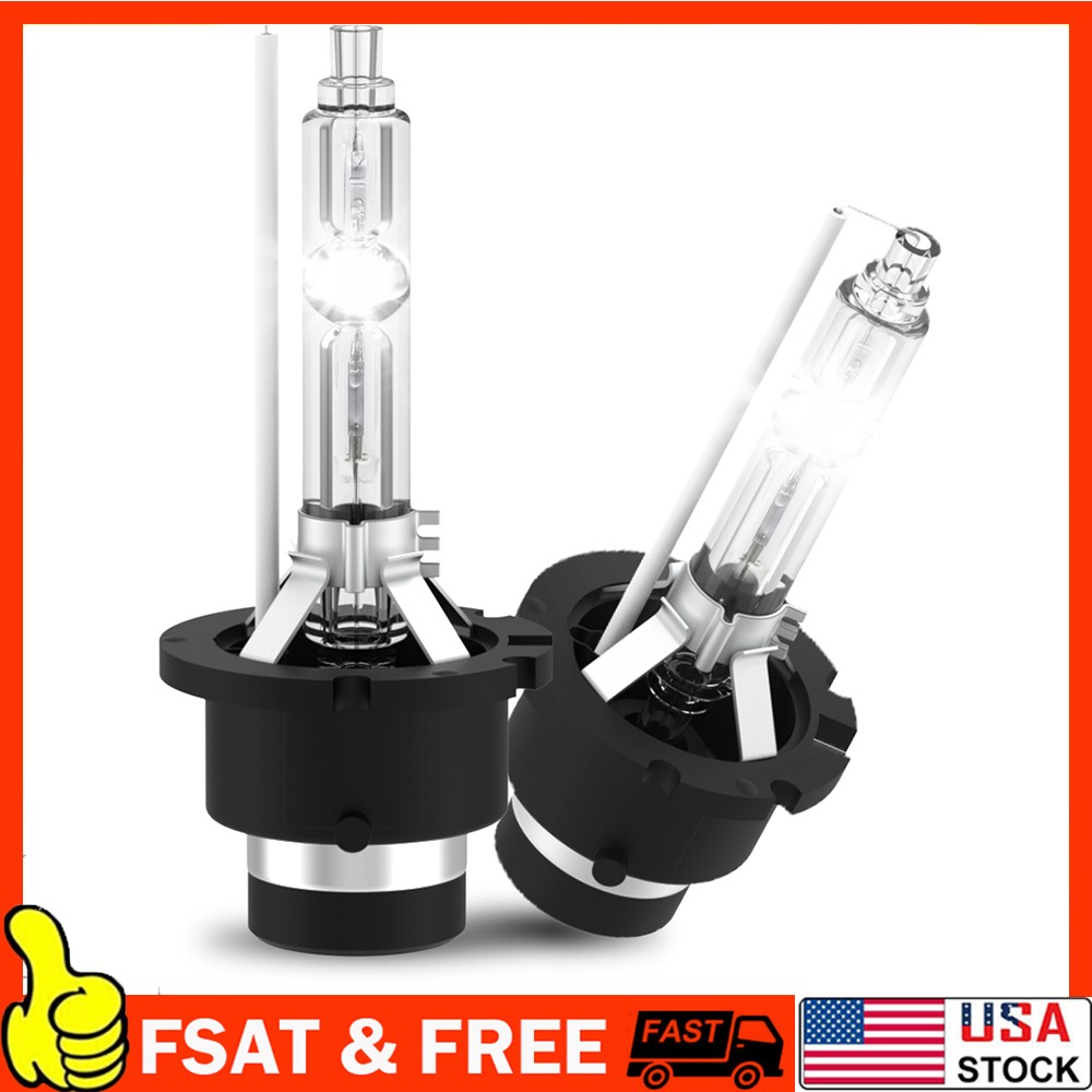 PAIR 8000K D2S D2R D2C HID Xenon Bulbs Factory Headlight HID Replacement White