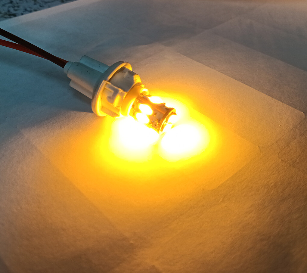 5Pcs 3000K Amber LED Cab Roof Marker Light Bulbs For Dodge Ford Truck SUV 4×4