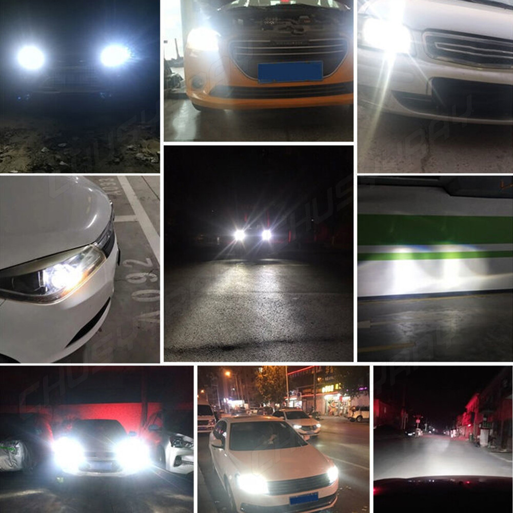 9012 5202 LED Headlight + Fog Light Bulb Combo 6000K for Jeep Cherokee 2014 2015