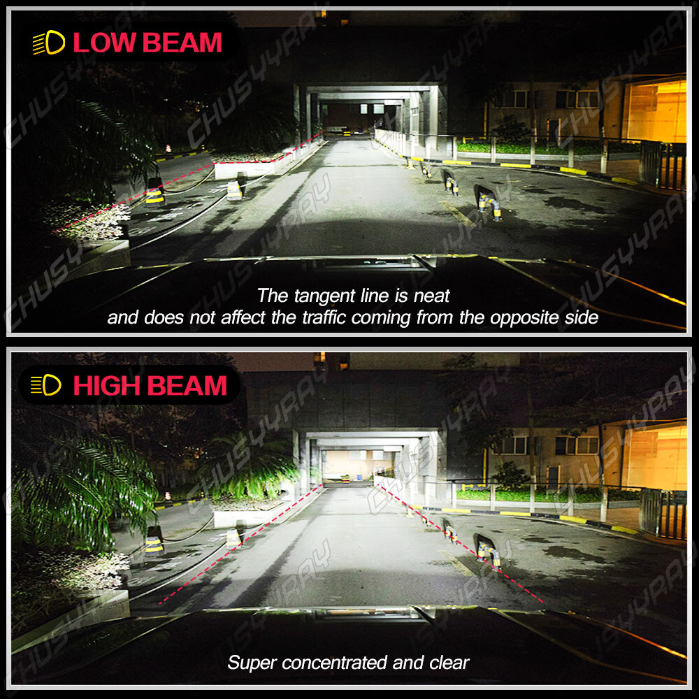 H7 LED 160W Super Bright 6000K White Headlight Bulbs Kit High / Low Beam New