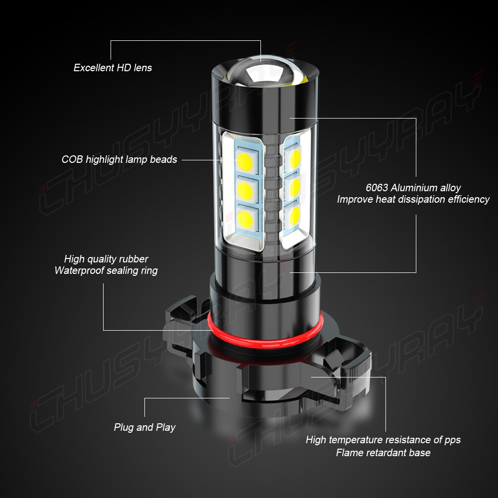 For 2016 Jeep Cherokee Trailhawk Sport Utility LED Headlight Fog Light Bulbs