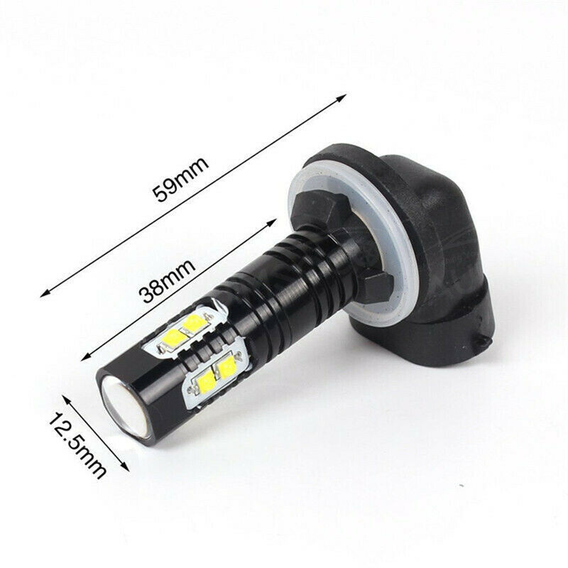 2 pack 881 LED Fog Light Driving Bulbs 862 886 889 894 896 898 Xenon White 6000K